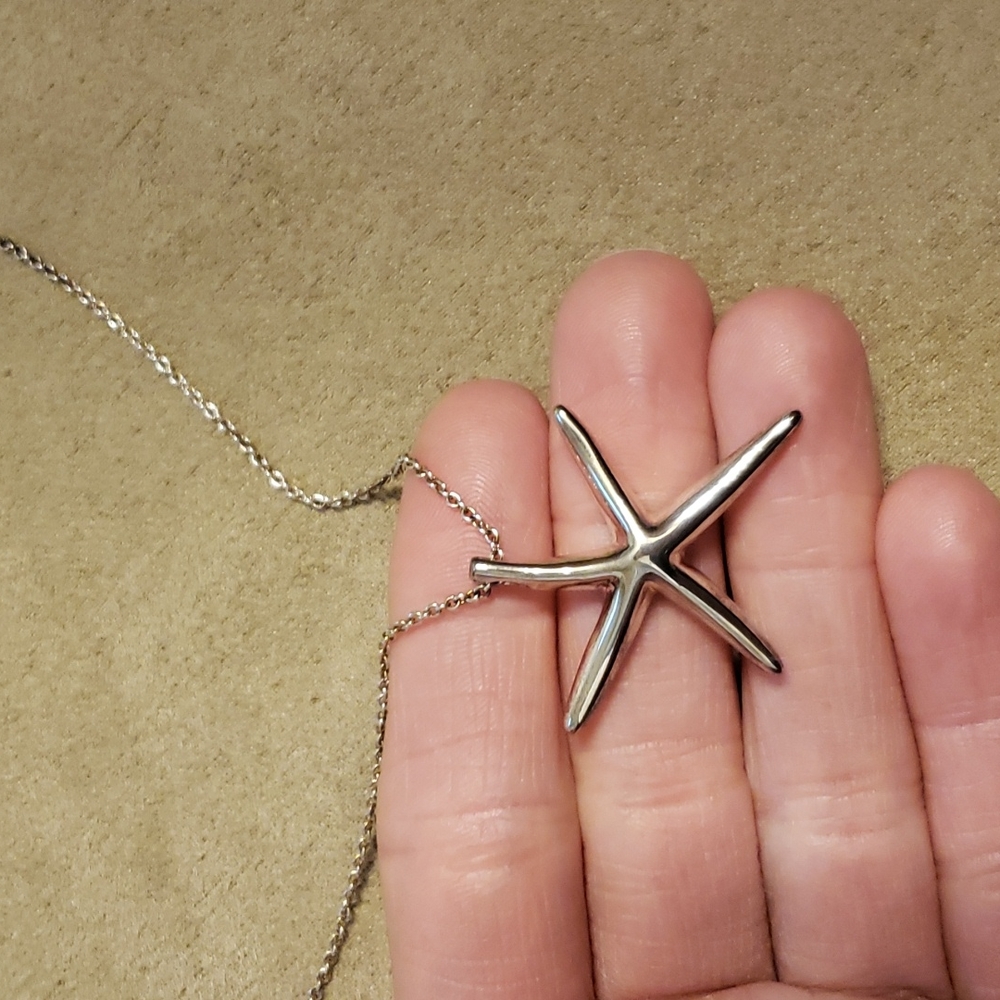 Sterling Silver Starfish 17 inch necklace